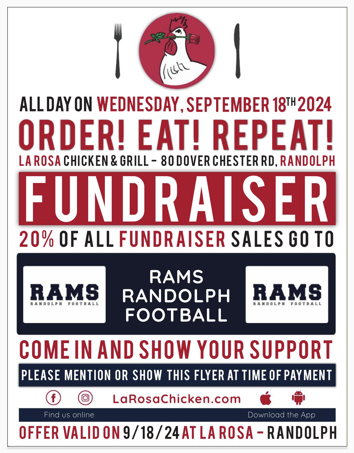 Support Randolph Rams Football